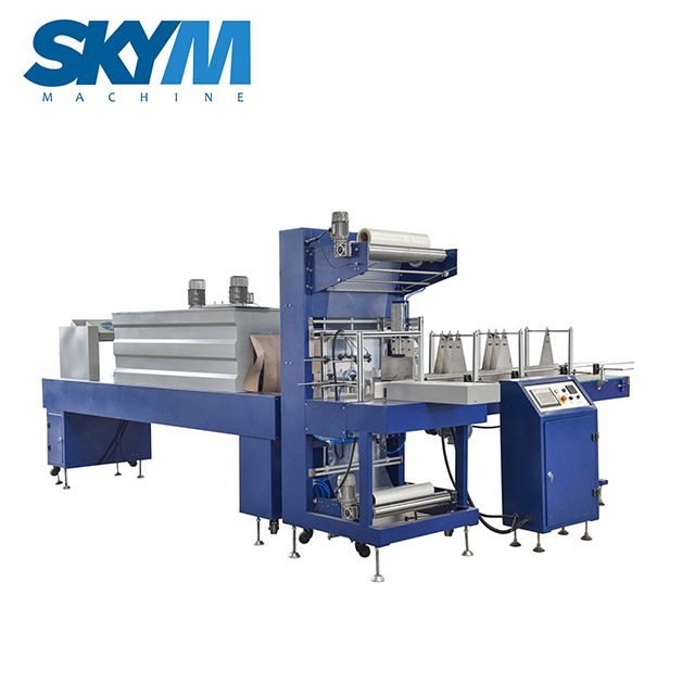 PVC Shrink Film Wrapping Packaging Machine For Water Bottles